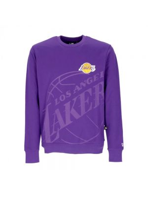 Sweatshirt mit rundhalsausschnitt New Era lila