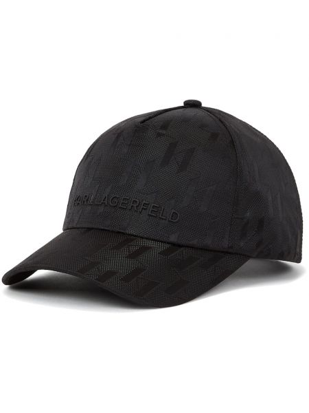 Jacquard cap Karl Lagerfeld schwarz