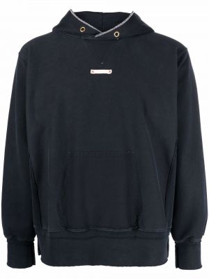 Hoodie con stampa Maison Margiela nero