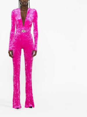 Overall mit v-ausschnitt Versace pink