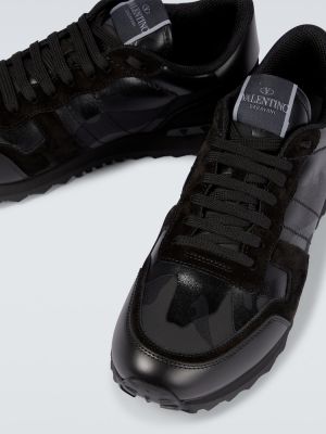 Sneakers di pelle Valentino Garavani nero
