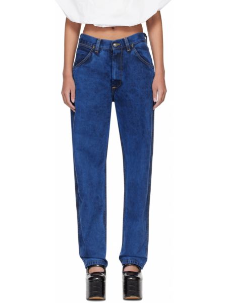 Джинсы с карманами Vivienne Westwood синие