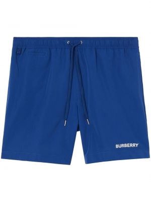 Trykt shorts Burberry blå