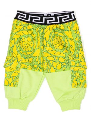 Leggings for piger Versace Kids grøn