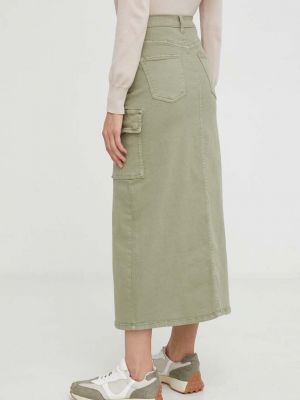 Džínová sukně Answear Lab zelené