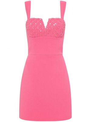 Κοκτέιλ φόρεμα με παγιέτες Rebecca Vallance ροζ