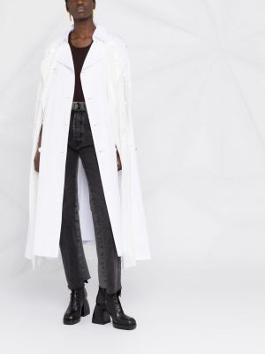 Abrigo con lentejuelas Junya Watanabe blanco
