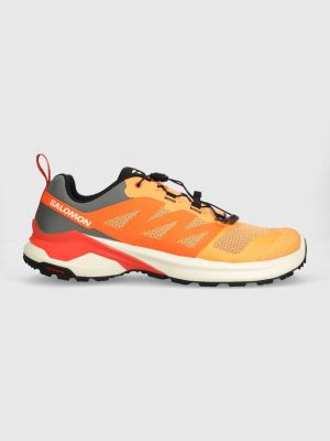 Оранжевые ботинки Salomon