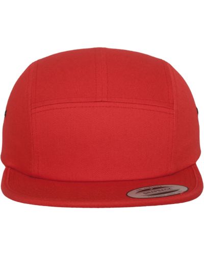 Cappello con visiera classico Flexfit rosso
