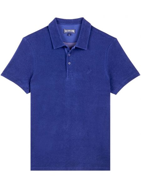 Siuvinėta polo marškinėliai Vilebrequin mėlyna