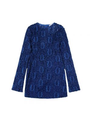 Sweter koronkowy Silvian Heach niebieski