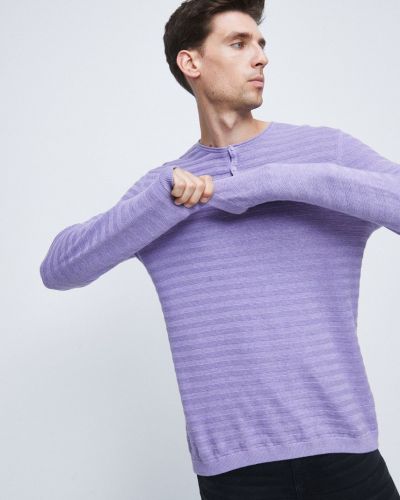 Sweter bawełniany Medicine fioletowy