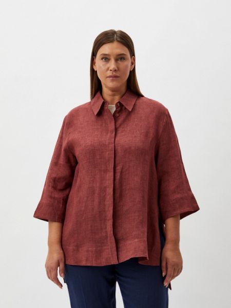 Рубашка Marina Rinaldi коричневая
