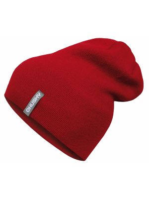 Pălărie din lână merinos Husky roșu