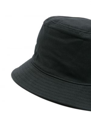 Bavlněný klobouk Stone Island černý