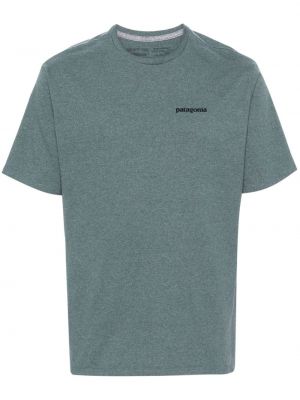 T-shirt à imprimé Patagonia gris