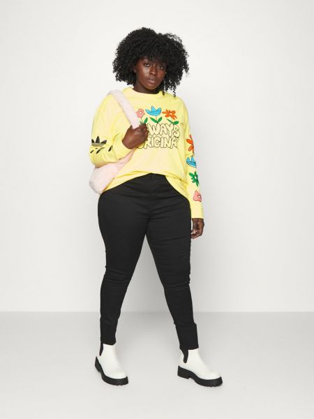 Bluzka Adidas Originals żółta