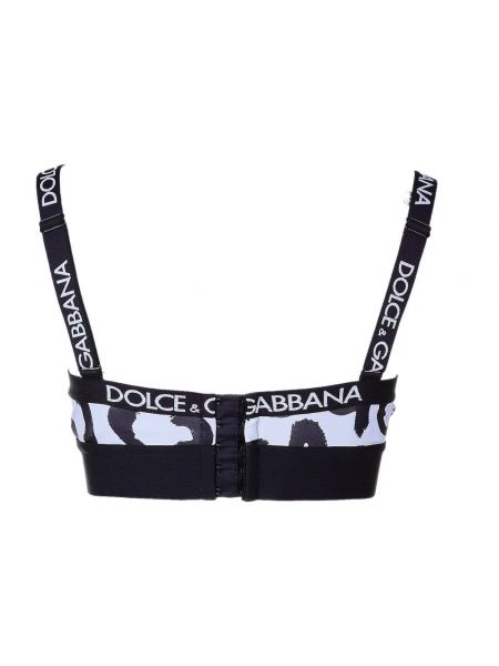 Sujetador con estampado deportivo Dolce & Gabbana negro
