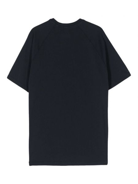 T-shirt en coton col rond Aspesi bleu