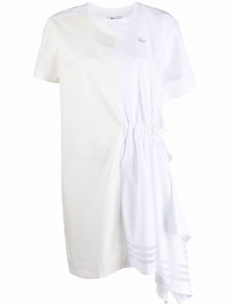 Vestido asimétrico Adidas blanco