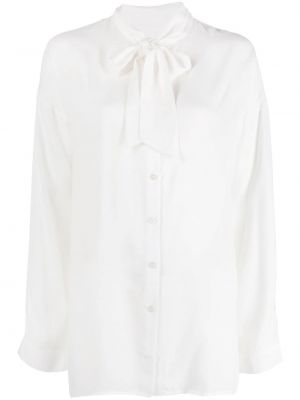 Camicia con fiocco Filippa K bianco