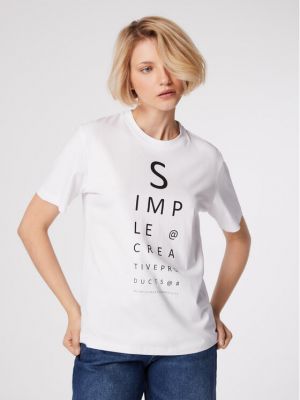 T-shirt Simple weiß
