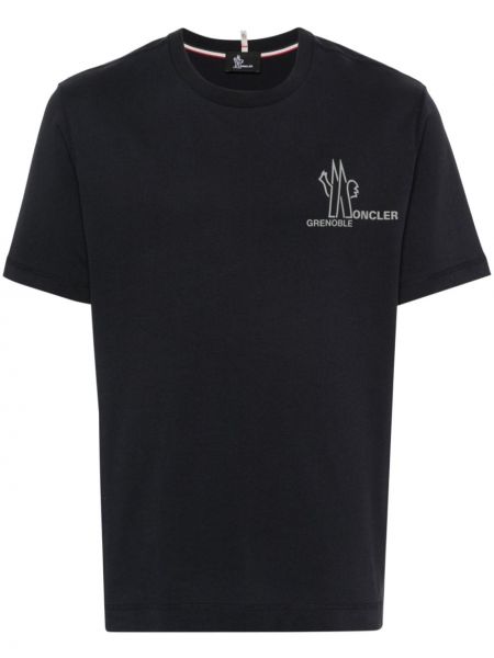 T-krekls ar apdruku Moncler Grenoble zils