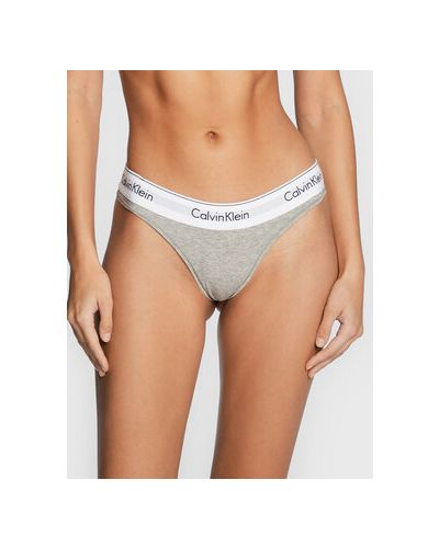 Chiloți brazilieni Calvin Klein Underwear gri