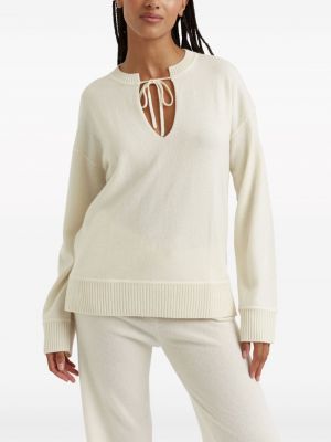 Pull en cachemire Chinti And Parker blanc