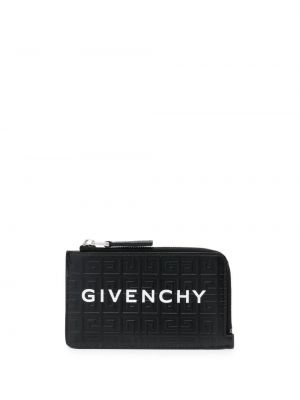 Жакардово кожено портмоне Givenchy