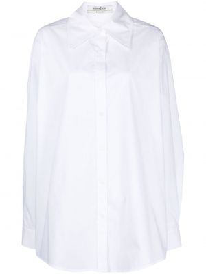 Bavlněná košile Kimhekim bílá