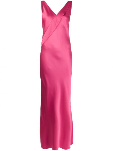 Vestido de noche sin mangas Helmut Lang rosa