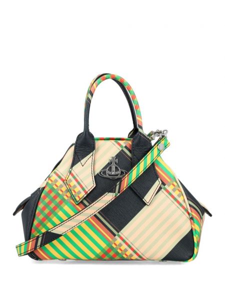 Καρό τσάντα shopper Vivienne Westwood