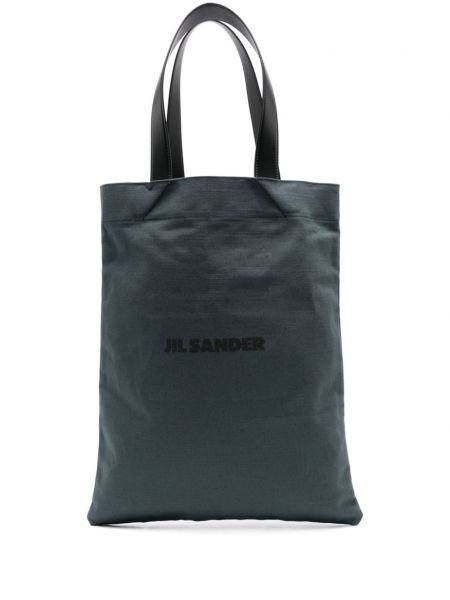 Shopper handtasche mit print Jil Sander