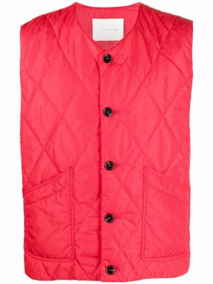 Prošívaná vesta bez rukávů Mackintosh červená