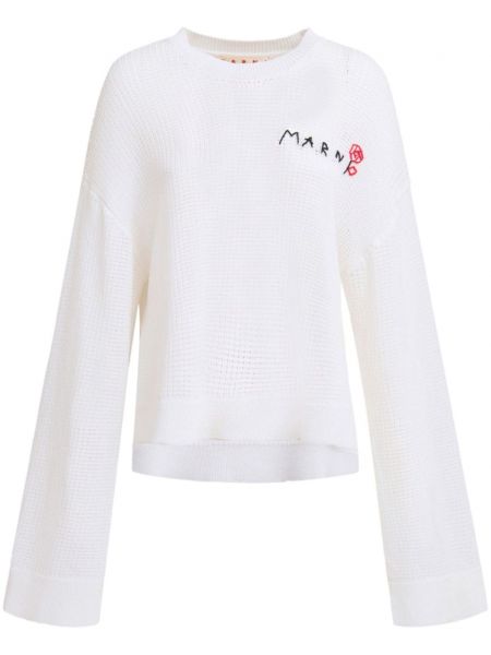 Пуловер Marni бяло
