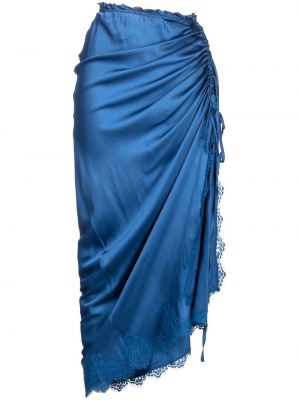 Čipkované dlouhé šaty Madison.maison modrá