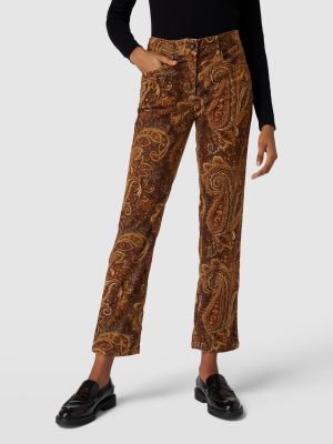 Spodnie z wzorem paisley Zerres