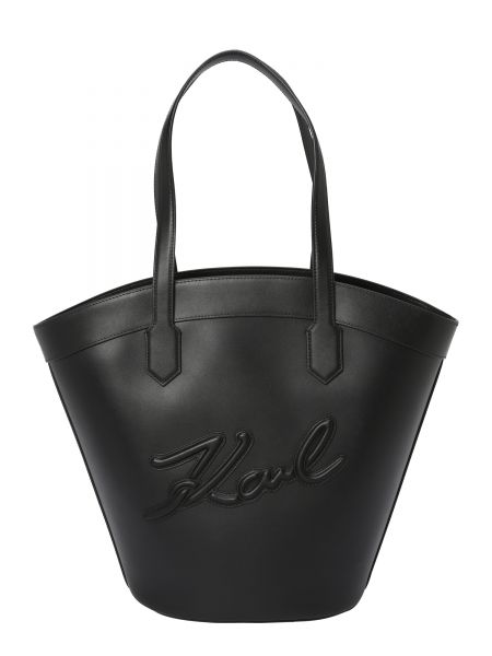 Шопинг чанта Karl Lagerfeld черно
