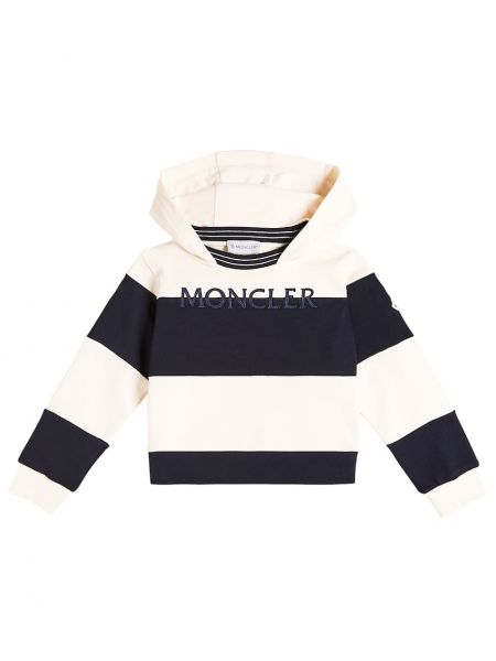 Hoodie i bomull i jersey för tjejer Moncler Enfant