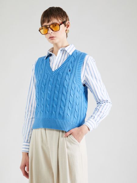 Priliehavý sveter Polo Ralph Lauren modrá