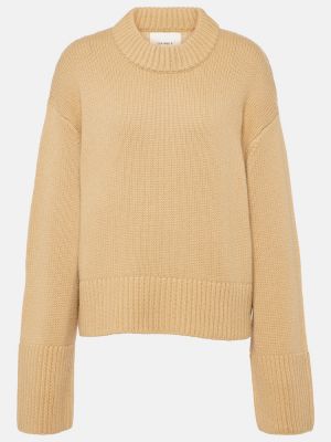 Kašmírový sveter Lisa Yang hnedá