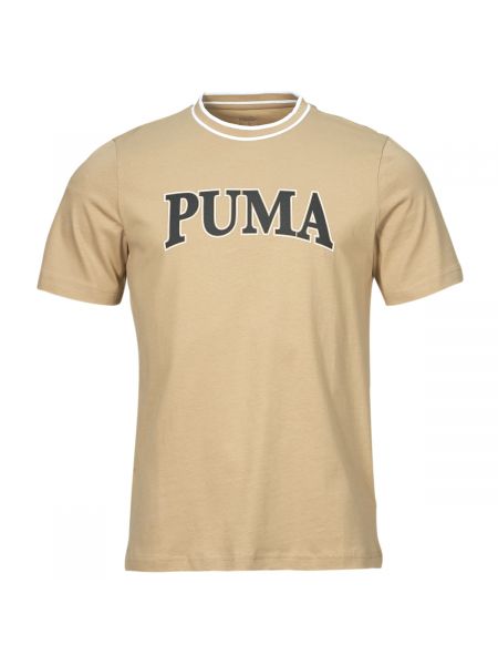Tričko s krátkými rukávy Puma béžové