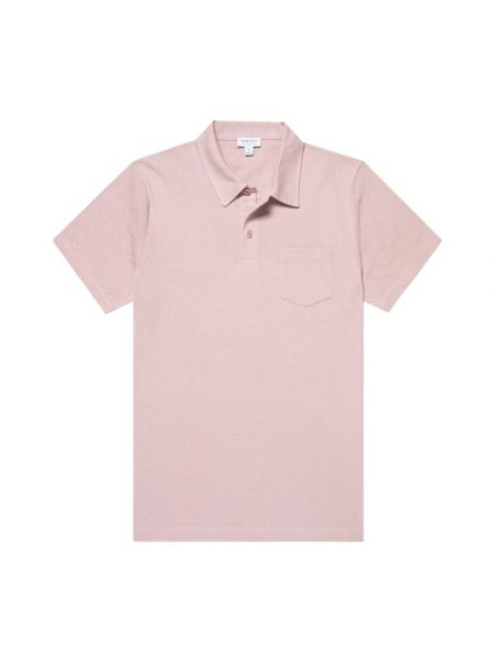 Poloshirt Sunspel pink