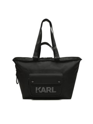 Geantă de sport Karl Lagerfeld negru