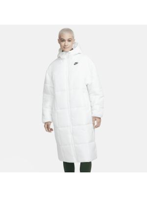 Klassische beheizte jacke mit kapuze ausgestellt Nike weiß