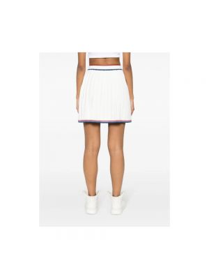 Dzianinowa mini spódniczka Gcds biała