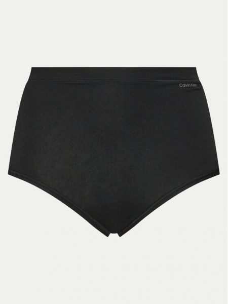 Klasične boksarice z visokim pasom Calvin Klein Underwear črna