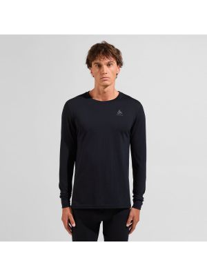 Camiseta de lana merino Odlo negro