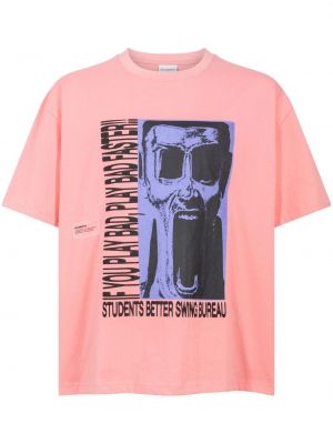 T-shirt Students Golf rosa